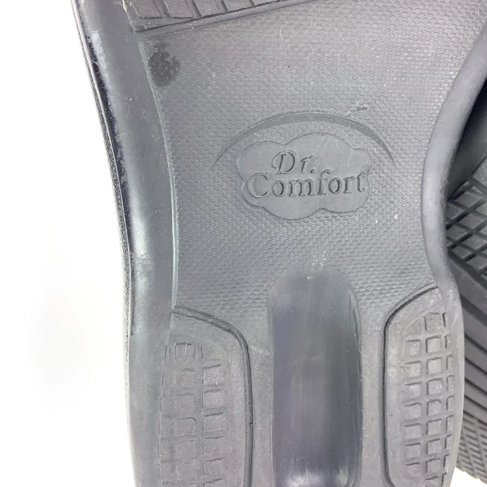 Dr. Comfort Classic Mens Dress Shoe Black Leather Sz 9.5W Medical Diabetic *READ